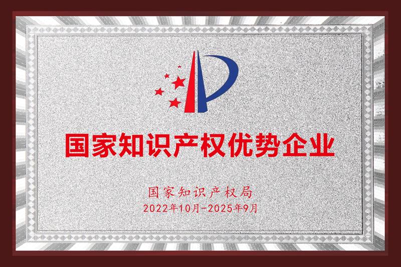 國家知識產(chǎn)權優(yōu)勢企業(yè)